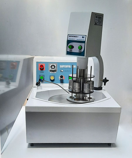 Automatic grinding and polishing machine , metallographic polishing machine , MODEL: SUPERPOL-6A