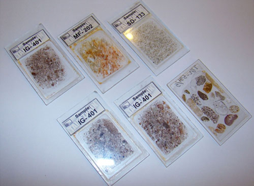   Thin section preparation sample